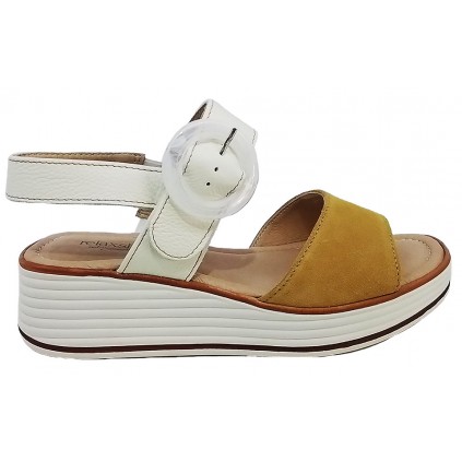 Relaxshoe 1-580-22006 Λευκό/Κίτρινο