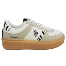 U.S POLO ASSN JODY001A-WHI-ZEB01 ΛΕΥΚΟ